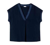 Oltre - Blusa Bi-materiale con Maniche a Kimono - - Blouses & Shirts - Donna - Blu - L