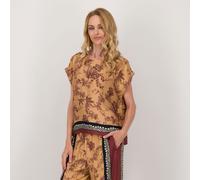 Oltre Blusa fantasia a maniche corte