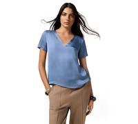 Oltre: Blusa in Raso di Viscosa Azzurro. 50 Stagione Autunno Inverno 2025