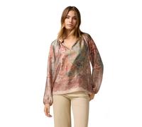 Oltre: Blusa in Raso Fantasia Beige. M Stagione Autunno Inverno 2025