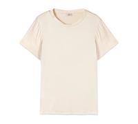 Oltre - Blusa in raso misto viscosa - - Blouses & Shirts - Donna - Bianco - M