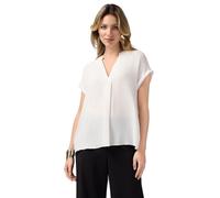 Oltre: Blusa in Viscosa con Profili in Raso Bianco. S Stagione Primavera Estate 2025.