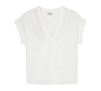 Oltre - Blusa scollo a V in viscosa - - Blouses & Shirts - Donna - Bianco - XL