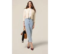 Oltre Boyfit Jeans With Patch Pockets Light Blue Taglia: 42 | Pantaloni Outlet | Donna | Blu