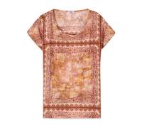 Oltre - Camicetta Stampata con Maniche a Kimono - - Blouses & Shirts - Donna - Arancione - S