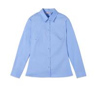 Oltre - Camicia Basic in Popeline - - Blouses & Shirts - Donna - Blu - 2XL