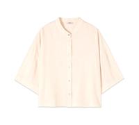 Oltre - Camicia Boxy con Collo alla Coreana - - Blouses & Shirts - Donna - Bianco - M