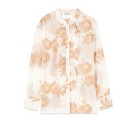 Oltre - Camicia in misto lyocell con ricamo - -Blouses & Shirts -Donna -Bianco -M