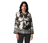 Oltre: Camicia in Raso Floreale Nero. 46 Stagione Autunno Inverno 2024