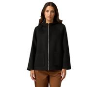 Oltre: Cappotto Corto con Cappuccio Nero. XL Stagione Autunno Inverno 2024