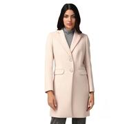 Oltre: Cappotto Monopetto con Tasche Rosa. 42 Stagione Autunno Inverno 2024