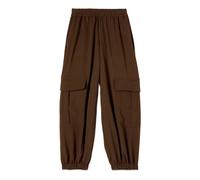 Oltre - Cargo Jogger Pants - - Trousers - Donna - Marrone - S