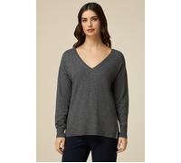 Oltre Cashmere Blend V-neck Sweater With Rhinestones Taglia: S | Maglioni a maglia Outlet | Donna | Bianco