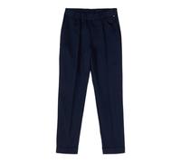Oltre - Chinos in gabardine di misto cotone - - Trousers - Donna - Blu - S