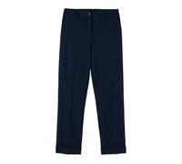 Oltre - Cropped Pantaloni - - Trousers - Donna - Blu - L