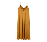 Oltre, ,Dresses ,Donna ,Giallo ,S Abito Lungo in Raso Viscosa