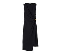 Oltre, ,Dresses ,Donna ,Nero ,L Midi abito a portafoglio