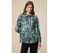 Oltre Floral Pattern Shirt Green Taglia: 44 | Magliette intime Outlet | Donna | Verde