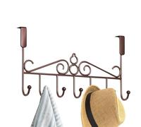 Oltre i ganci della porta - Giaccia di ganci per lo spazio, telaio in metallo pesante | Organizzatore 'armadio multi-hook, porta asciugamano da bagno, barra di stoccaggio, portavalliera, soluzione