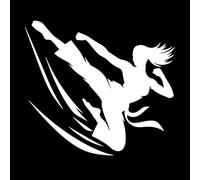 oltre il combattimento la filosofia delle arti marziali Adesivi con scritte 67.2x74.7cm È possibile modificare e aggiungere informazioni Bianco