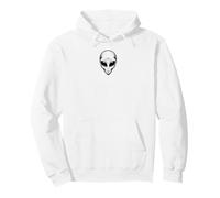 Oltre Il Nostro Mondo Mistico Alien Face UFO Felpa con Cappuccio