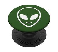 Oltre il nostro mondo mistico Alien Face UFO PopSockets PopGrip Adesivo