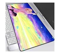 Oltre il regno Tappetino Mouse Gaming 900x 400mm XXL per Mouse e PC, 3mm Mouse Pad Antiscivolo Fondo in Gomma con Bordi Cuciti, F