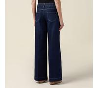 Oltre Jeans a palazzo con orlo alto