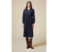 Oltre Light Denim Chemisier Dress Blue Taglia: 42 | Abiti Midi Outlet | Donna | Blu
