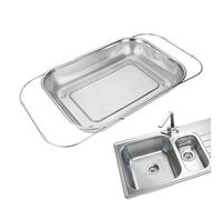 Oltre Lo Scolapasta Del - Sinish Per Cucina, Coltivatore Di Pasta A Scomparsa, Cesto Filtro In Acciaio Inossidabile, Filtro Di Pasta Per Scarico A Maglie Fine Per Di Frutta Per Cucina
