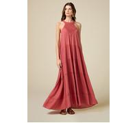 Oltre Long Dress With Crochet Part Red Taglia: S | Outlet | Donna | Rosso