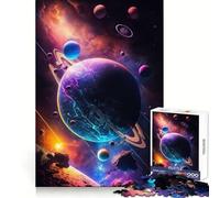 Oltre l'orizzonte - Puzzle galattico da 1000 pezzi per ragazzi - Stimola la capacità di pensiero, svago e divertimento - Bordi precisi - Regalo invernale (38x26cm)