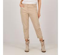 Oltre Pantaloni boyslim in cotone/lyocell con risvoltino al fondo