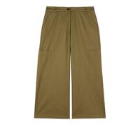 Oltre - Pantaloni cargo cropped - - Trousers - Donna - Verde - L