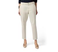 Oltre: Pantaloni Chino Misto Tencel Bianco. 46 Stagione Primavera Estate 2025.