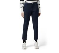 Oltre: Pantaloni Chino Misto Tencel Blu. 46 Stagione Primavera Estate 2025.