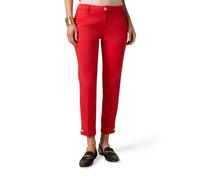 Oltre: Pantaloni Chinos Misto Lyocell Rosso. 40 Stagione Primavera Estate 2025.