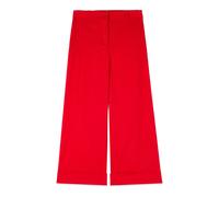 Oltre - Pantaloni cropped in misto cotone - - Trousers - Donna - Rosso - 4XL