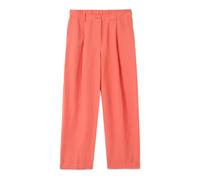 Oltre - Pantaloni cropped in misto lino - - Trousers - Donna - Arancione - 4XL
