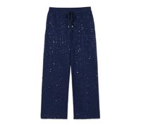 Oltre - Pantaloni Jogger con Paillettes - - Trousers - Donna - Blu - S