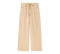 Oltre - Pantaloni Palazzo con Banda Laterale - - Trousers - Donna - Beige - XL
