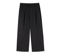 Oltre - Pantaloni palazzo in popeline - - Trousers - Donna - Nero - 2XL
