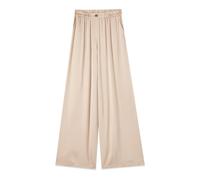Oltre - Pantaloni Palazzo in Raso di Viscosa - - Trousers - Donna - Bianco - M