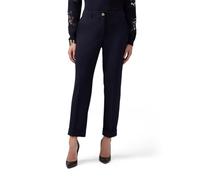 Oltre: Pantaloni Regular in Tessuto Scuba crêpe Blu. 50 Stagione Primavera Estate 2025.