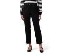 Oltre: Pantaloni Regular in Tessuto Scuba crêpe Nero. 48 Stagione Primavera Estate 2025.