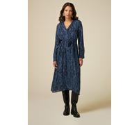 Oltre Patterned Midi Dress Blue Taglia: 46 | Abiti Midi Outlet | Donna | Blu
