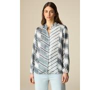 Oltre Patterned Satin Shirt Grey Taglia: 40 | Magliette intime Outlet | Donna | Grigio