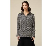 Oltre Patterned Satin Shirt Taglia: 50 | Camicie Abbottonate Outlet | Donna |