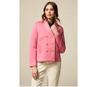 Oltre Scuba Fabric Double-breasted Jacket Pink Taglia: 52 | Outlet | Donna | Rosa