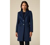 Oltre Single-breasted Coat With Pockets Blue Taglia: 52 | Cappotti monopetto Outlet | Donna | Blu